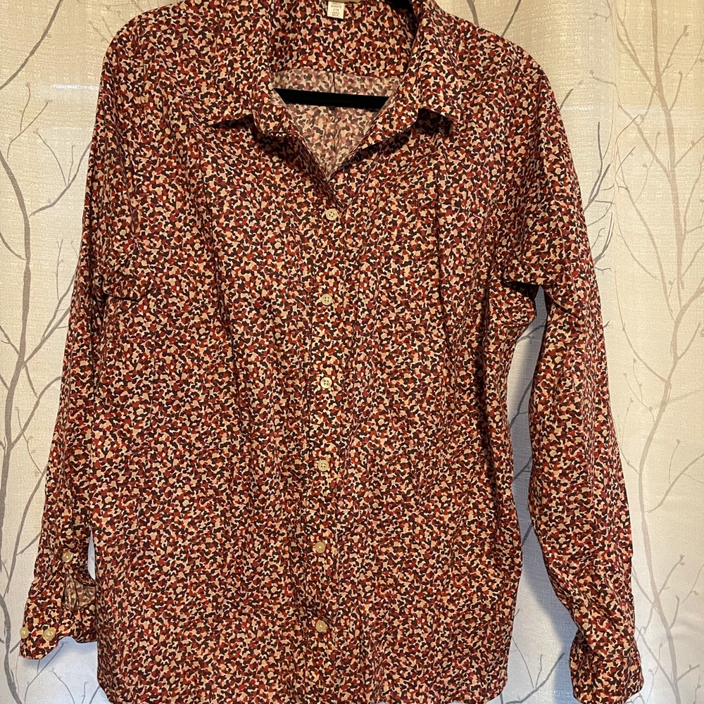 Duluth Trading Company Women’s Wrinklefighter Button Up XXL